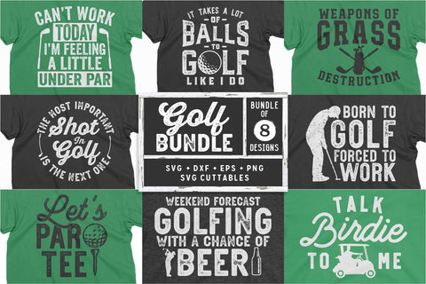 Golfing svg Bundle - Golf svg - Golf Sublimation - svg - eps - dxf - png - Distressed - Shirt svg - Silhouette - Cricut - Digital File SVG Svg Cuttables 