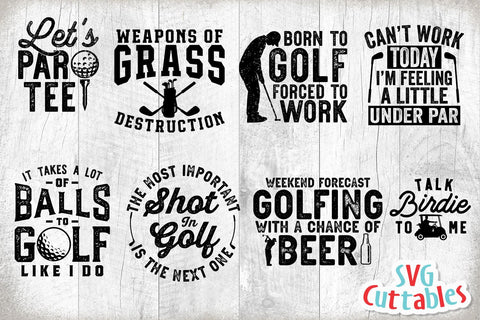 Golfing svg Bundle - Golf svg - Golf Sublimation - svg - eps - dxf - png - Distressed - Shirt svg - Silhouette - Cricut - Digital File SVG Svg Cuttables 