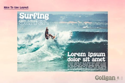 Goligan Font eknojistudio99 