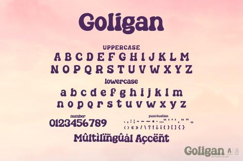 Goligan Font eknojistudio99 