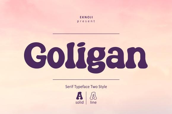 Goligan Font eknojistudio99 