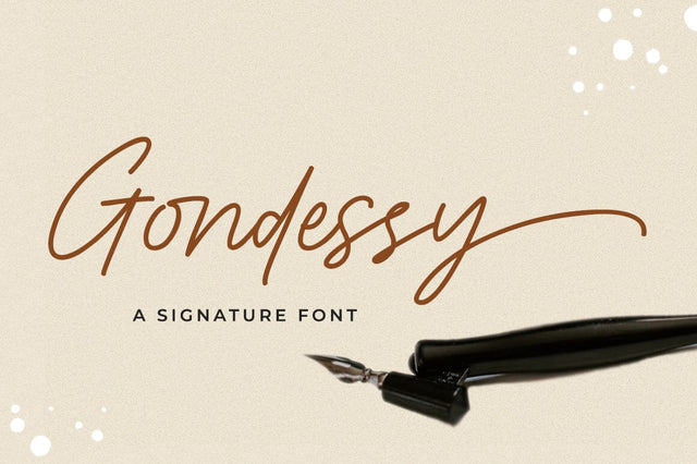 Gondessy Font gatype 