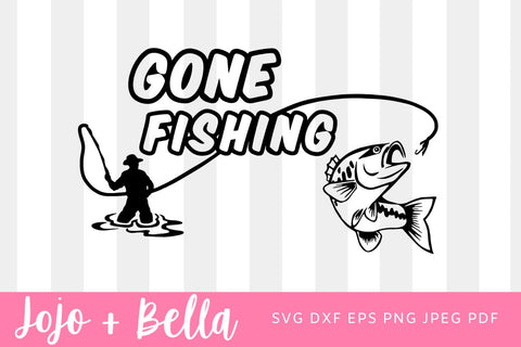 Fishing Life Svg • A Cut File for Cricut and Silhouette • Jojo & Bella