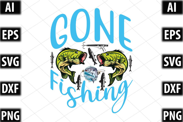 Gone Fishing SVG SVGista 