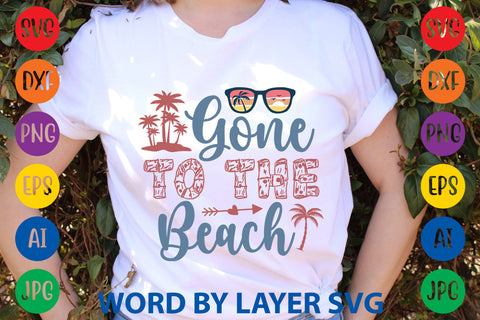 Gone To The Beach, Summer SVG Design SVG Rafiqul20606 