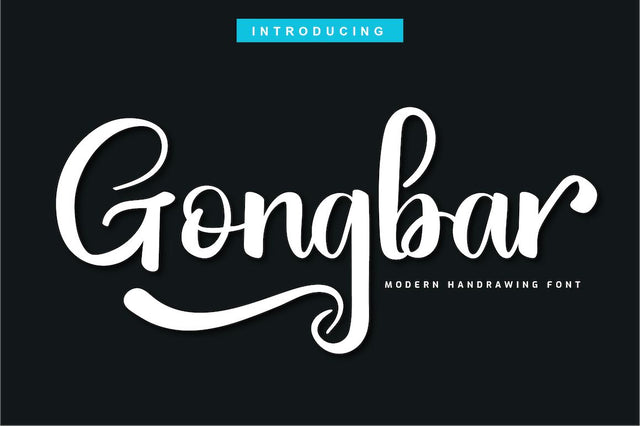 Gongbar Font twinletter 