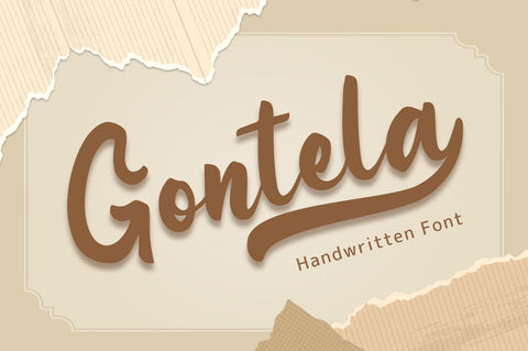 Gontela - Handwritten Font Font Attype studio 