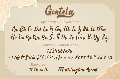 Gontela - Handwritten Font Font Attype studio 