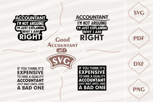 Good Accountant - SVG bundle 1 SVG Digital Mojito 