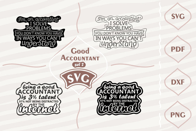 Good Accountant - SVG bundle 2 SVG Digital Mojito 