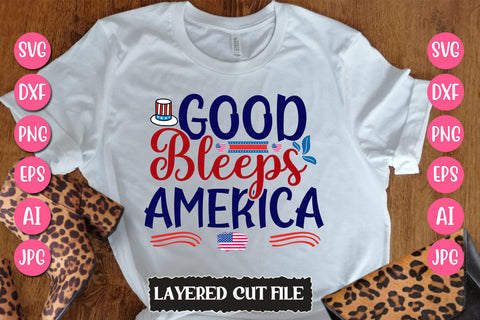 Good Bleeps America SVG Cut File SVG Newmockups 