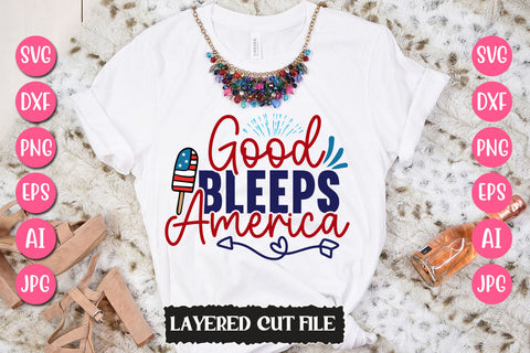 Good Bleeps America SVG Cut File SVG Newmockups 