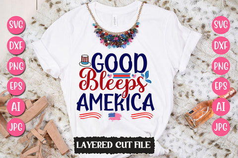 Good Bleeps America SVG Cut File SVG Newmockups 