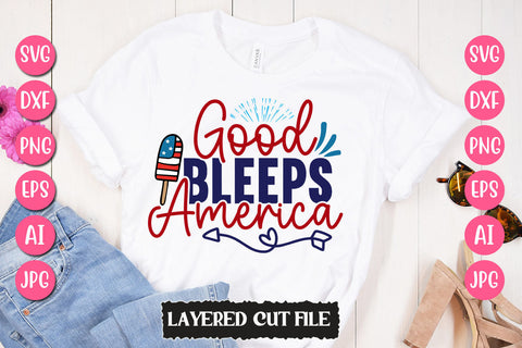 Good Bleeps America SVG Cut File SVG Newmockups 