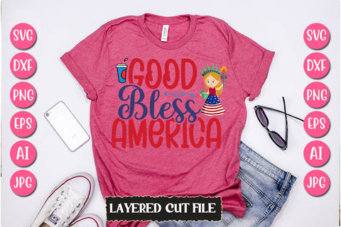 Good Bless America SVG Cut File SVG Newmockups 