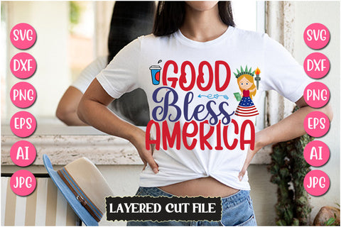 Good Bless America SVG Cut File SVG Newmockups 