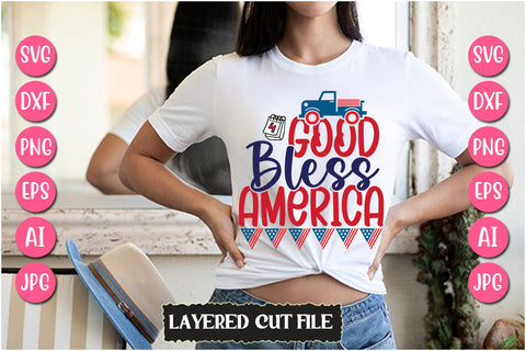 Good Bless America SVG Cut File SVG Newmockups 