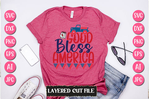 Good Bless America SVG Cut File SVG Newmockups 