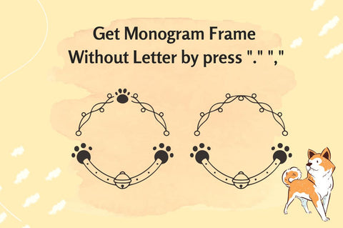 Good Boy Monogram Font Attype studio 