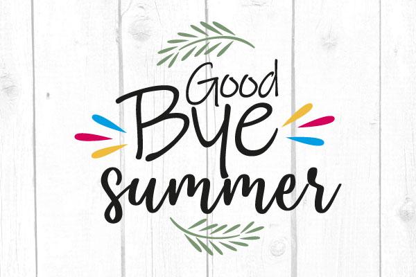 Good Bye Summer Svg SVG cricutfilesmg 