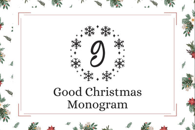 Good Christmas Monogram Font Attype studio 