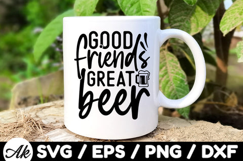 Good friends great beer svg SVG akazaddesign 