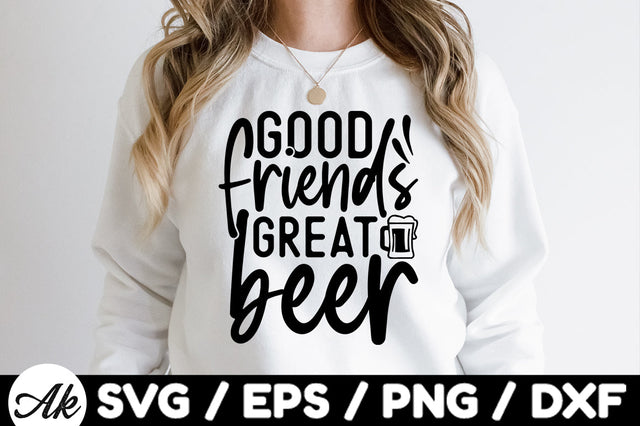 Good friends great beer svg SVG akazaddesign 