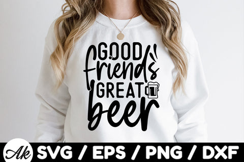 Good friends great beer svg SVG akazaddesign 