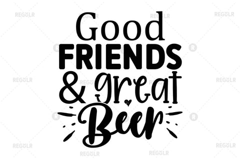 Good friends & great beer SVG SVG Regulrcrative 