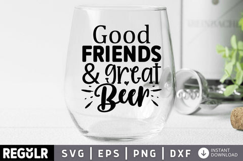 Good friends & great beer SVG SVG Regulrcrative 