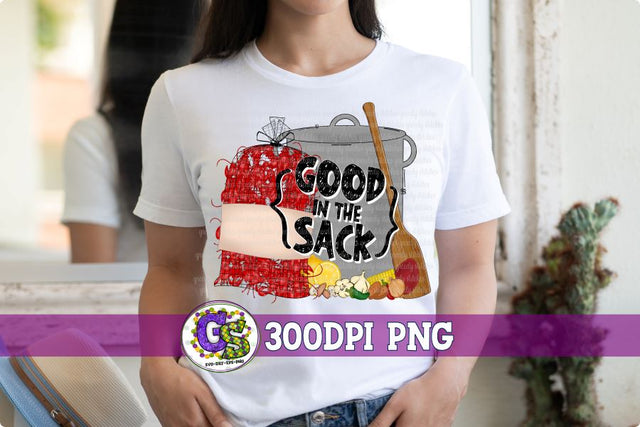 Good in the Sack PNG | Crawfish PNG Sublimation Greedy Stitches 
