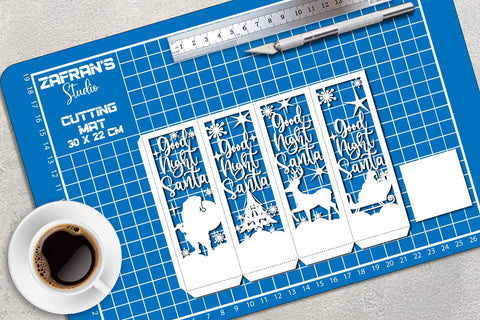 Good Night Santa Lantern Svg 3D Paper zafrans studio 