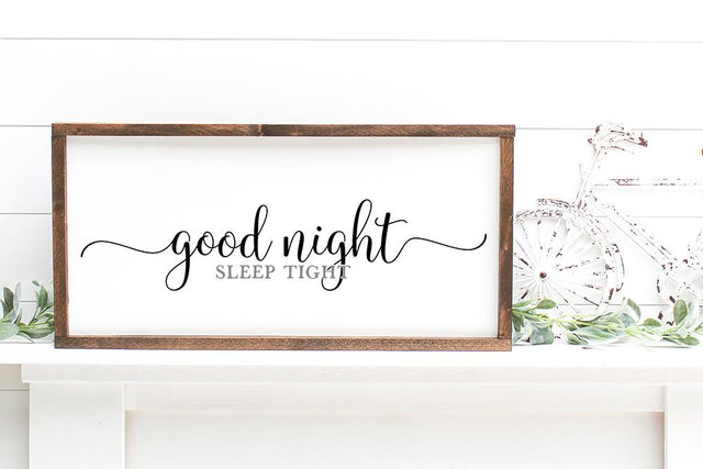 Good Night Sleep Tight SVG SVG So Fontsy Design Shop 