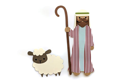 Good Shepherd with Sheep SVG Risa Rocks It 