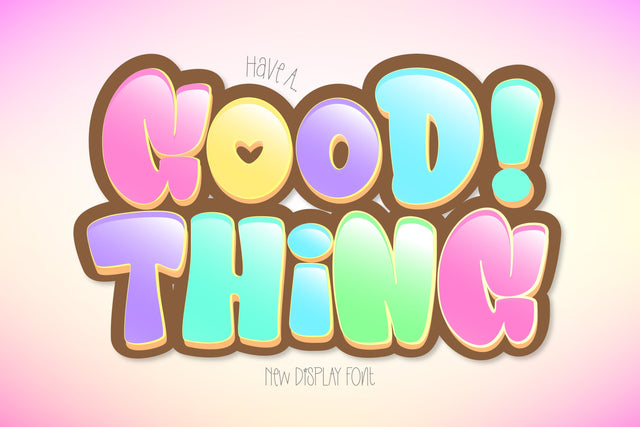 Good Thing Font BB Digital Arts 