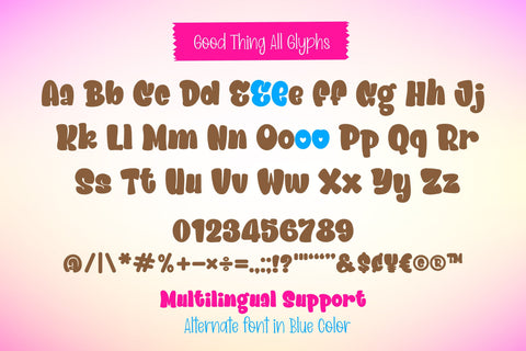Good Thing Font BB Digital Arts 