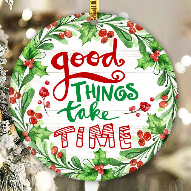 Good Things Take Time Wind Spinner PNG File, Hanging Wind Spinners for Outdoors, PNG Digital Download, Sublimation Design, Instant Download Sublimation CaldwellArt 