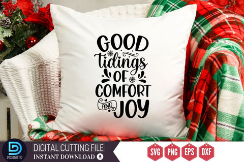 Good tidings of comfort and joy SVG, Good tidings of comfort and joy SVG DESIGNISTIC 