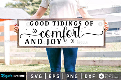 Good tidings of comfort and joy SVG SVG Regulrcrative 