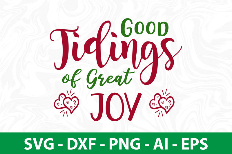 Good Tidings of Great Joy-svg SVG nirmal108roy 