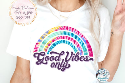 Good Vibes Only PNG Sublimation Sublimation Wispy Willow Designs 