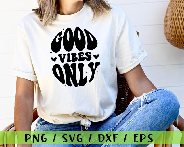 Good Vibes Only Svg, Retro Shirt Design Png, Hippie Svg, Flowers Svg, Summer Svg, Cricut & Silhouette Cut Files, Png Digital Download File SVG MD mominul islam 
