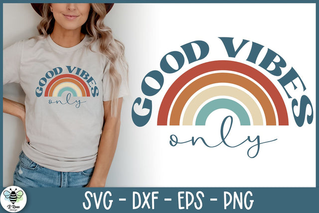 Good Vibes Only SVG | Retro SVG SVG B Renee Design 