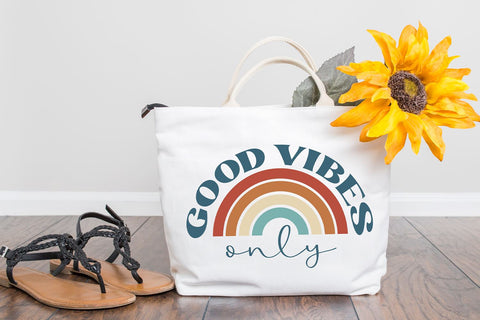 Good Vibes Only SVG | Retro SVG SVG B Renee Design 
