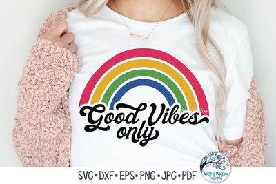 Good Vibes Only SVG SVG Wispy Willow Designs 