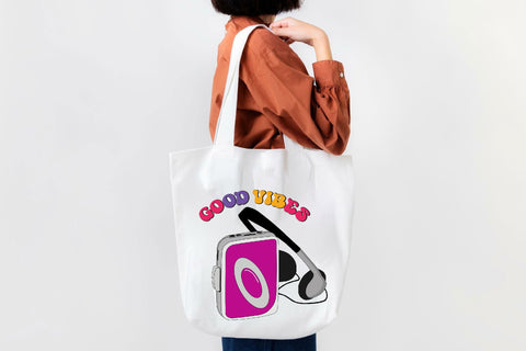 Good Vibes Playlist Cassette Retro PNG Sublimation Rupkotha 