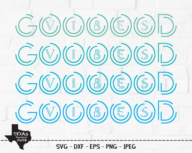 Good Vibes | Summer SVG SVG Texas Southern Cuts 