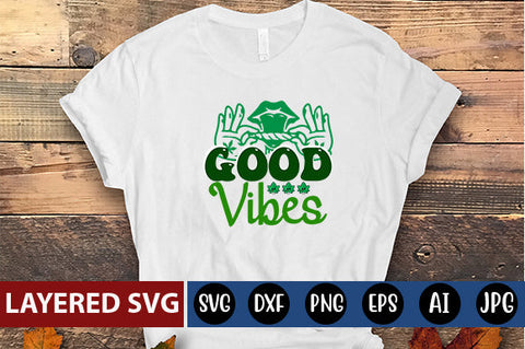 Good Vibes SVG cute file SVG Blessedprint 