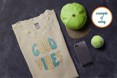 Good Vibes SVG | Groovy Sublimation Design SVG AnnaViolet_store 