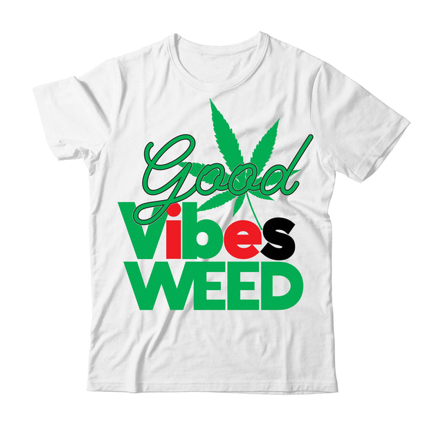 Good Vibes Weed SVG Design SVG BlackCatsMedia 